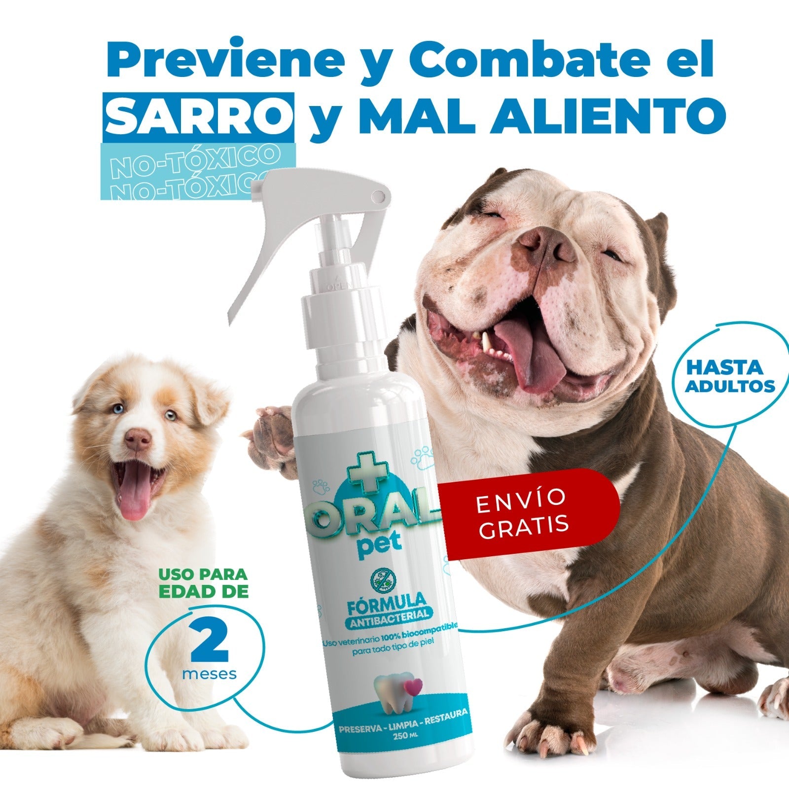 Oral Pet Spray Adiós Al Sarro
